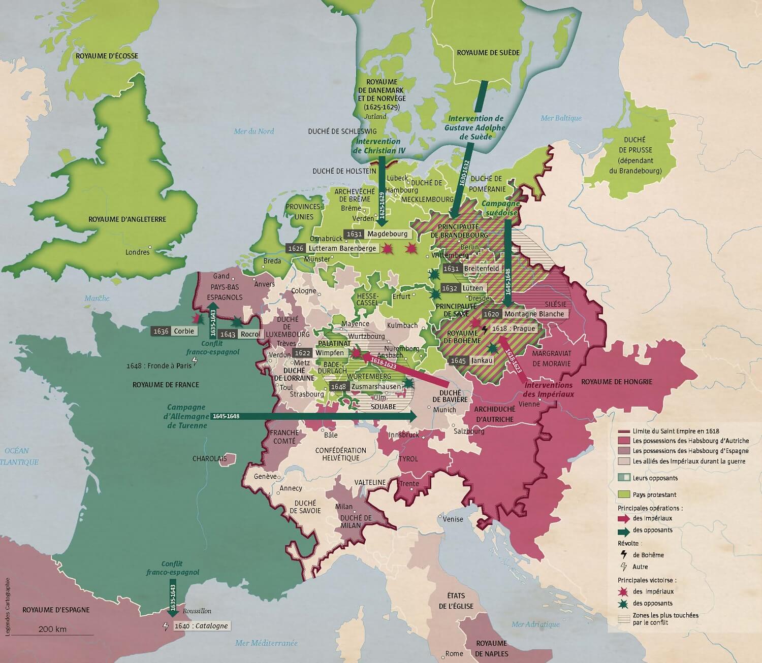 30-jaehriges-krieg, quelle : https://www.lhistoire.fr/portfolio/carte%C2%A0-la-guerre-de-trente-ans-1618-1648